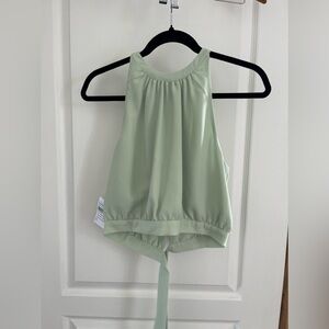Wilfred Patrice Halter Blouse - Mint Green
